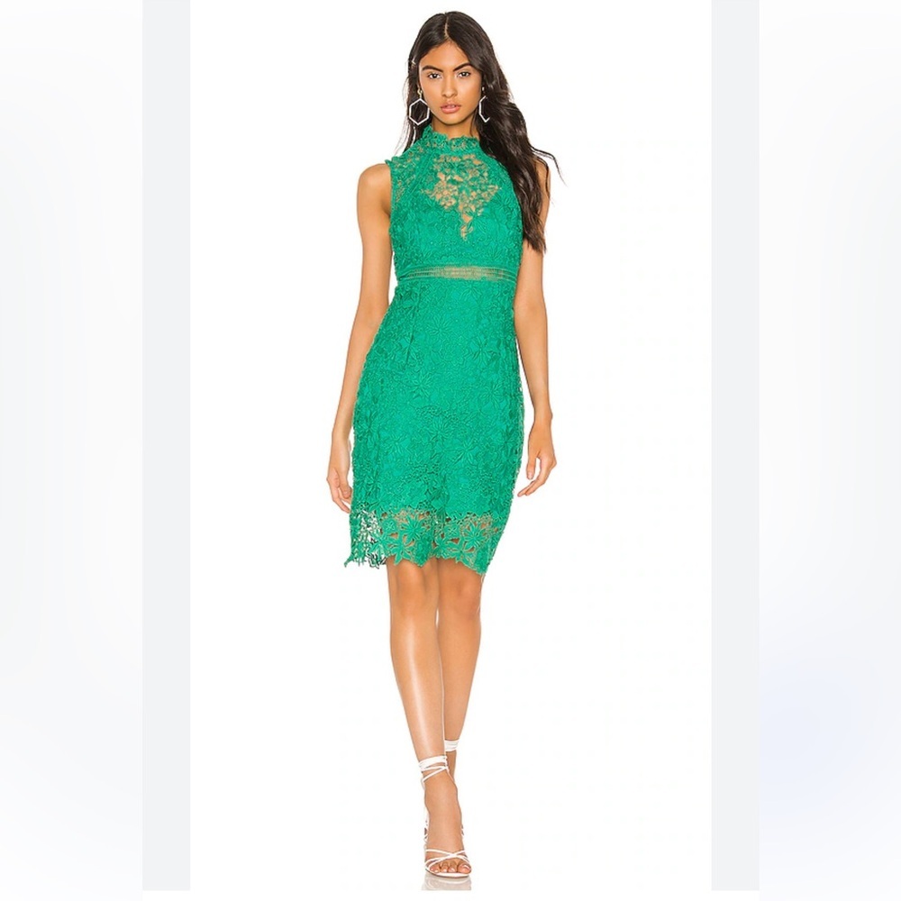 Bardot Eleni Lace Dress In Greenlake REVOLVE